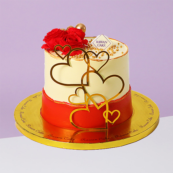 Valentine cake 4