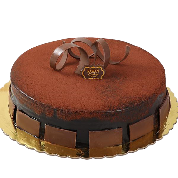 Dark chocolate ice cream cake