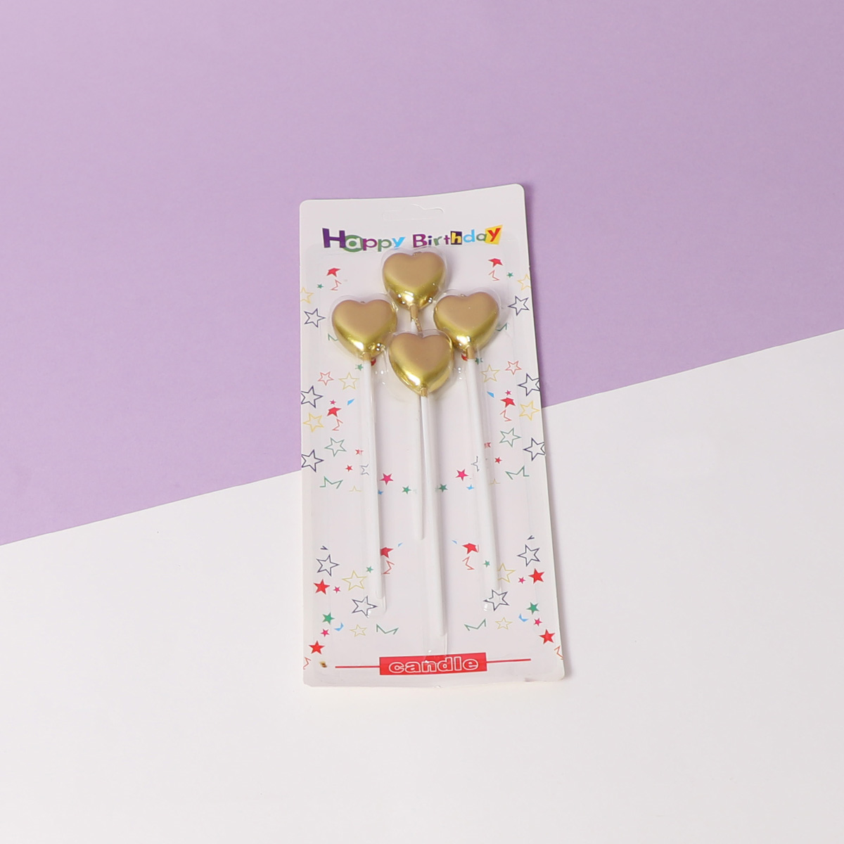 Golden Heart candles