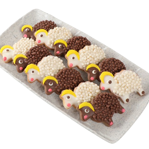 Crispy Sheep-Shaped Cookies