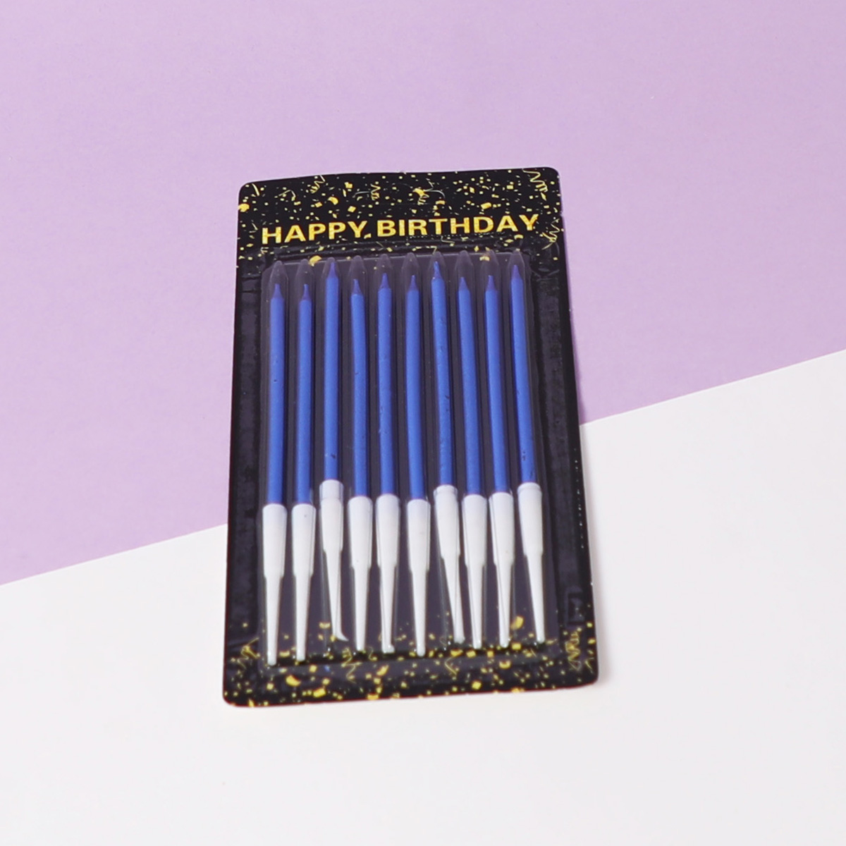 Long-Base Blue Candles 