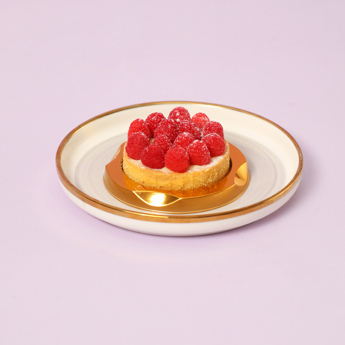 Raspberry Tart Pieces