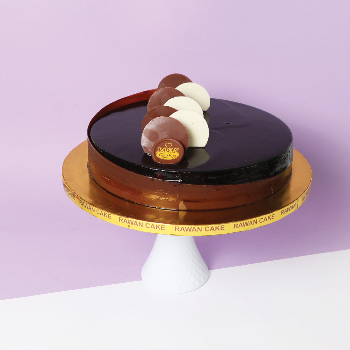 Black and White Mousse Cake