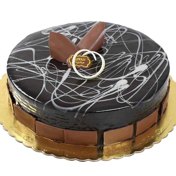 CHOCOLATE WITH VANILLA ICE CREAM CAKE