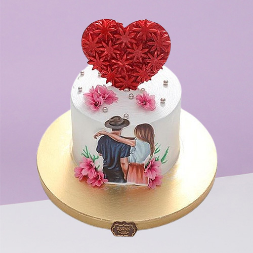 Valentine cake 11